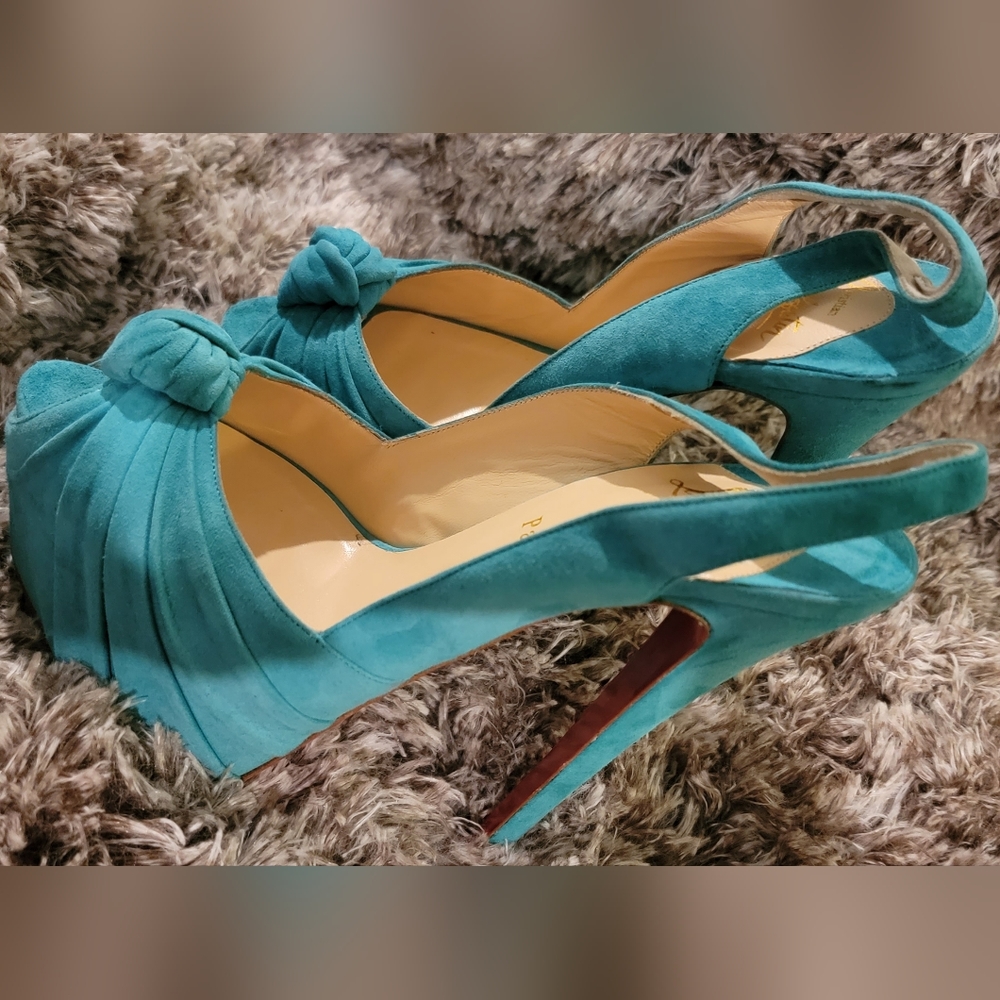 Christian Louboutin Suede Platforms